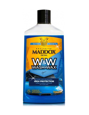 Champú coche con cera carnauba - Maddox Wash&Wax