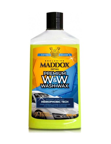 Campú coche con ceras hidrofóbicas - Maddox Premium Wash&Wax