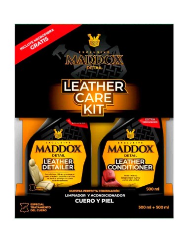 Kit limpieza cuero y piel - Maddox Leather Care Kit